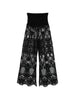 Pantaloni con pizzo in nero Maurizio - donna