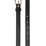 Cintura Rosette pelle nera 