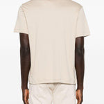 T-shirt girocollo in beige Eleventy - uomo 