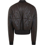 Giacca crop geocamo in marrone Rick Owens x Moncler - unisex<BR/> 