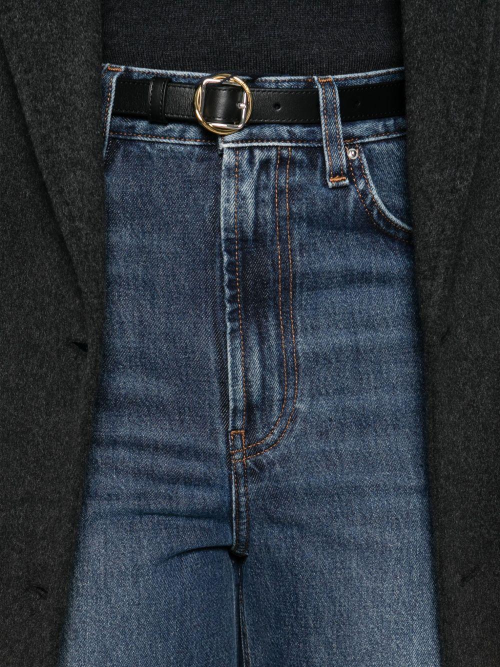 Jeans a gamba ampia in blu Toteme - donna 