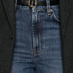Jeans a gamba ampia in blu Toteme - donna 