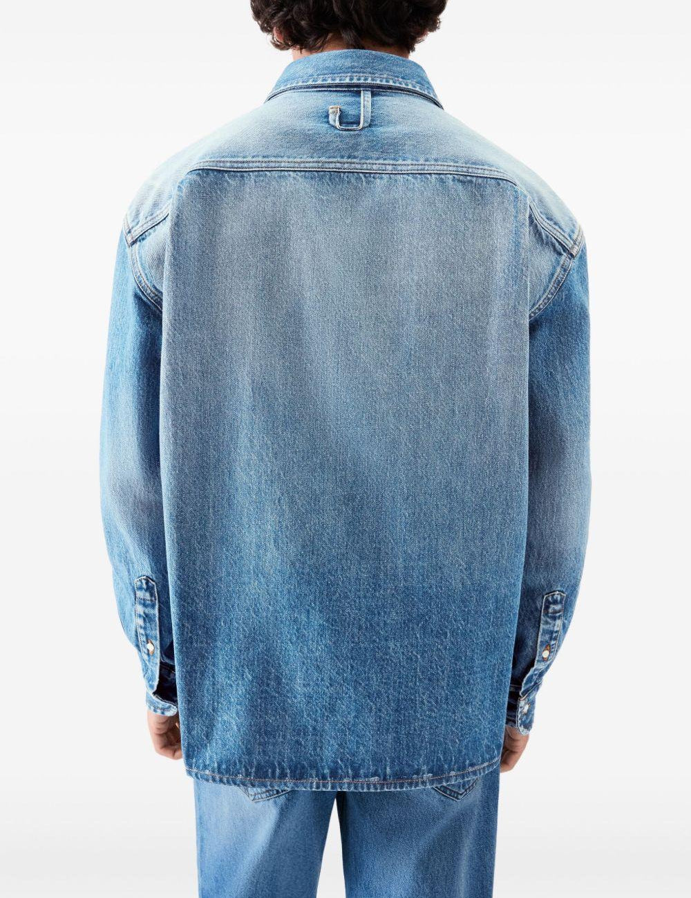 Camicia Denim La Chemise De-nimes Simon in blu 