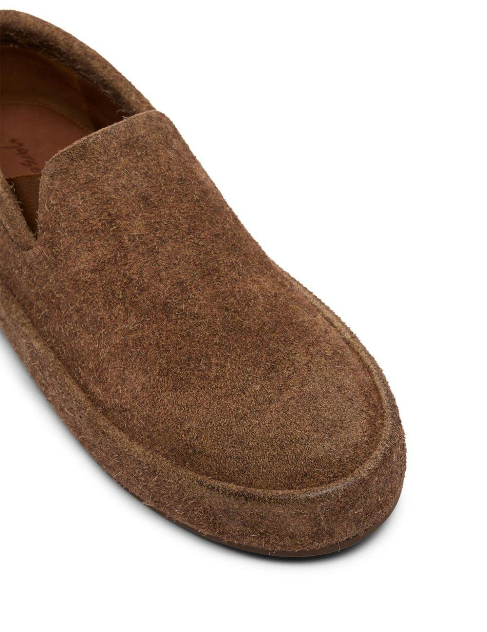 Mocassini con punta tonda in marrone Marsell - uomo 