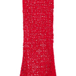 Gonna in pizzo floreale in rosso Norma kamali - donna 