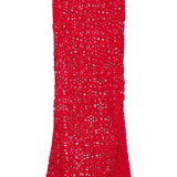 Gonna in pizzo floreale in rosso Norma kamali - donna 