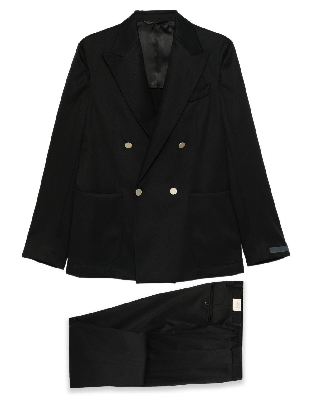 Abiti doppiopetto in lana bolgheri in nero Briglia 1949 - uomo 