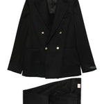Abiti doppiopetto in lana bolgheri in nero Briglia 1949 - uomo 