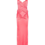 Abito da sera con scollo a cuore in rosa The new arrivals ilkyaz ozel - donna 