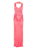 Women's Ilkyaz Ozel New Arrivals Sweetheart Neck Evening Dress in Pink