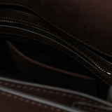 Borsa a spalla tie-me in suede nero Moschino - donna 
