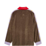 Felpa in velour con logo in marrone Kidsuper - uomo 