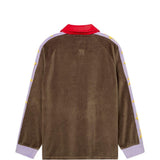 Felpa in velour con logo in marrone Kidsuper - uomo 