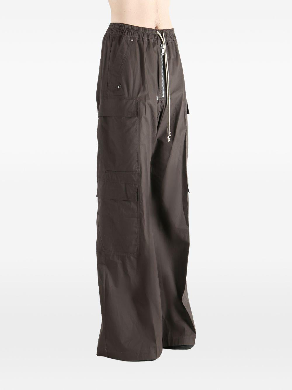 Cargo con coulisse in marrone Rick Owens - uomo 