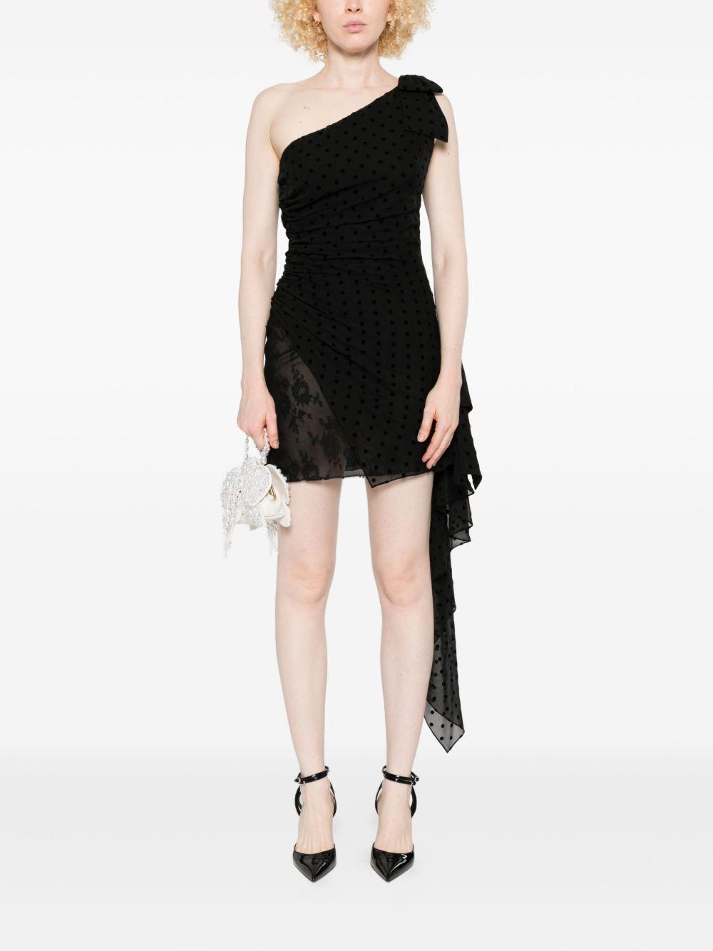 Abito a pois in nero Alessandra Rich - donna 