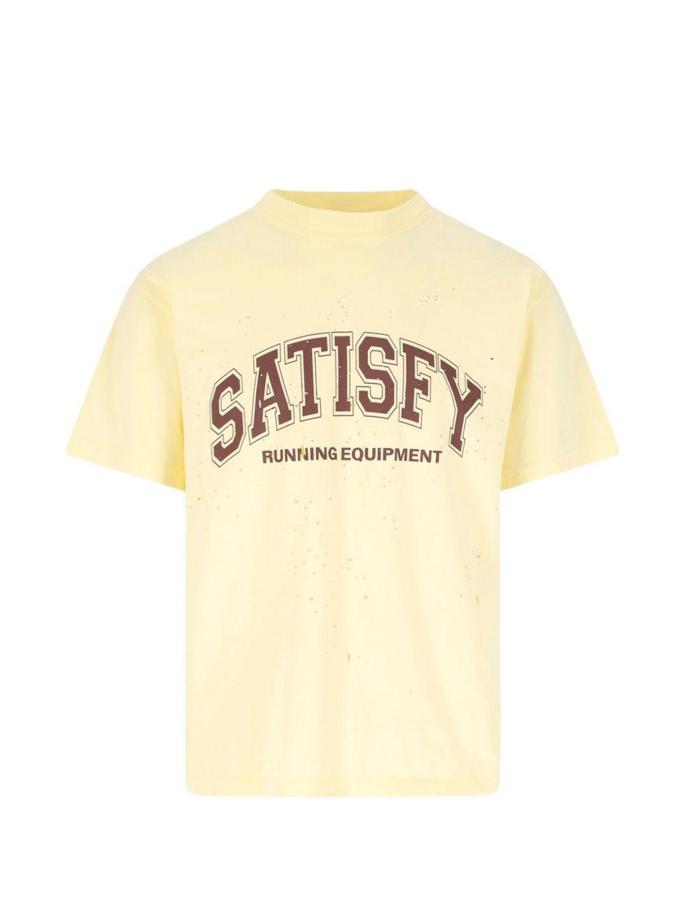 T-shirt Performance Mothtech™ in giallo Satisfy - unisex 