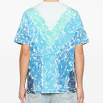 T-shirt con stampa in blu Casablanca - uomo 