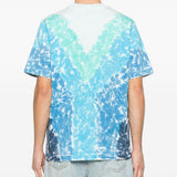 T-shirt con stampa in blu Casablanca - uomo 