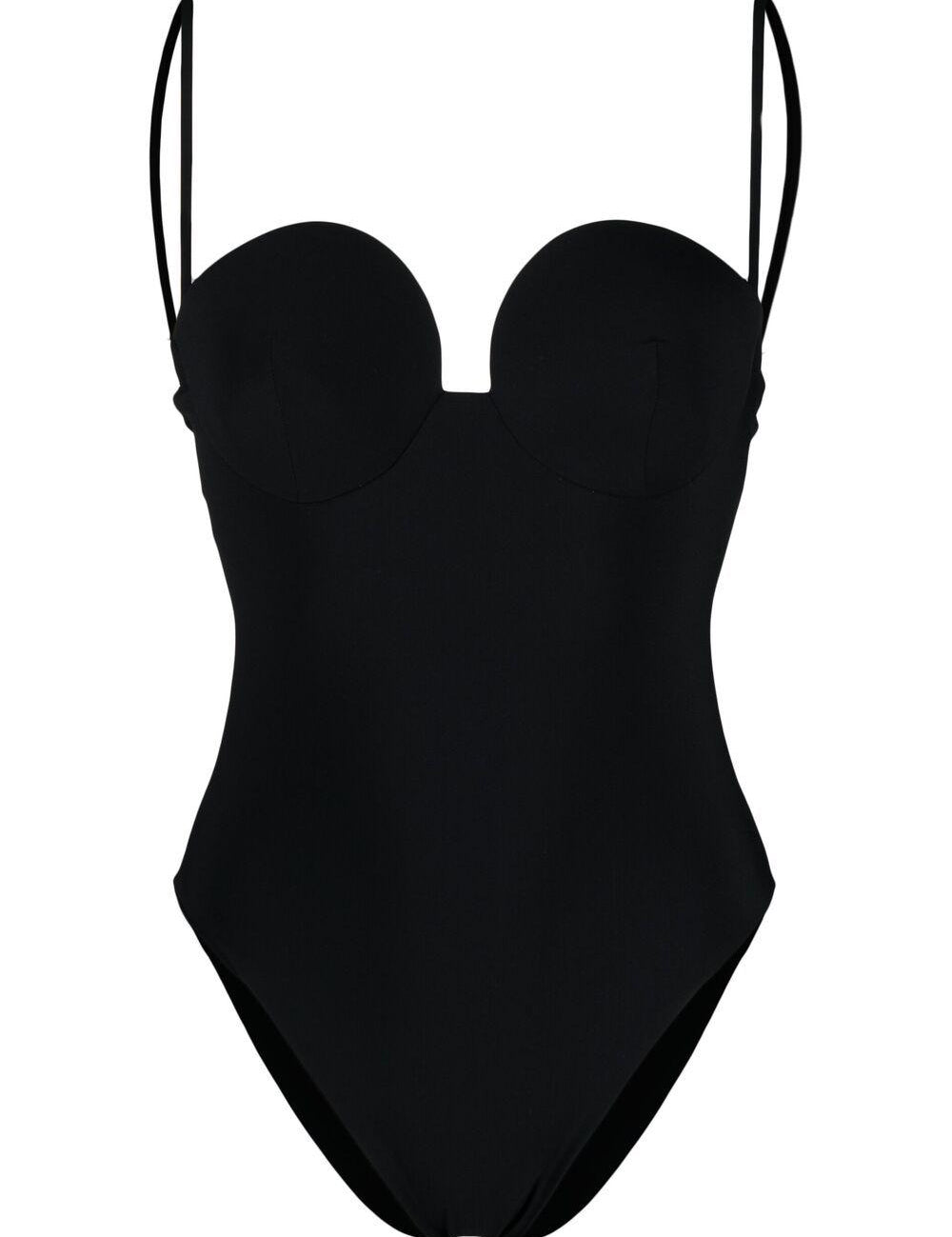 Costume con scollo a cuore in nero - MAGDA BUTRYM donna 