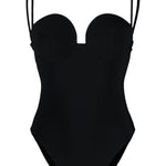 Costume con scollo a cuore in nero - MAGDA BUTRYM donna 