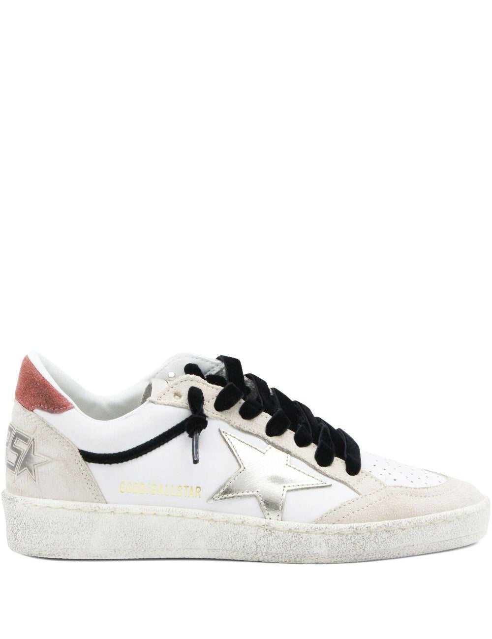 Sneakers Ball Star in bianco Golden goose - donna 