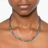 Collana con cristalli misti in argento Darkai - unisex 