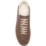 Sneakers in pelle scamosciata beige brunello cucinelli - uomo 