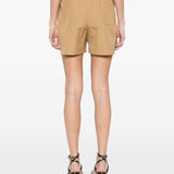 Shorts con coulisse in beige Loulou de saison - donna 
