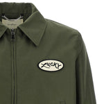 Giacca lucky station in verde militare second layer - uomo 