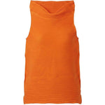 Top a collo alto senza maniche in arancione Melitta Baumeister - donna 