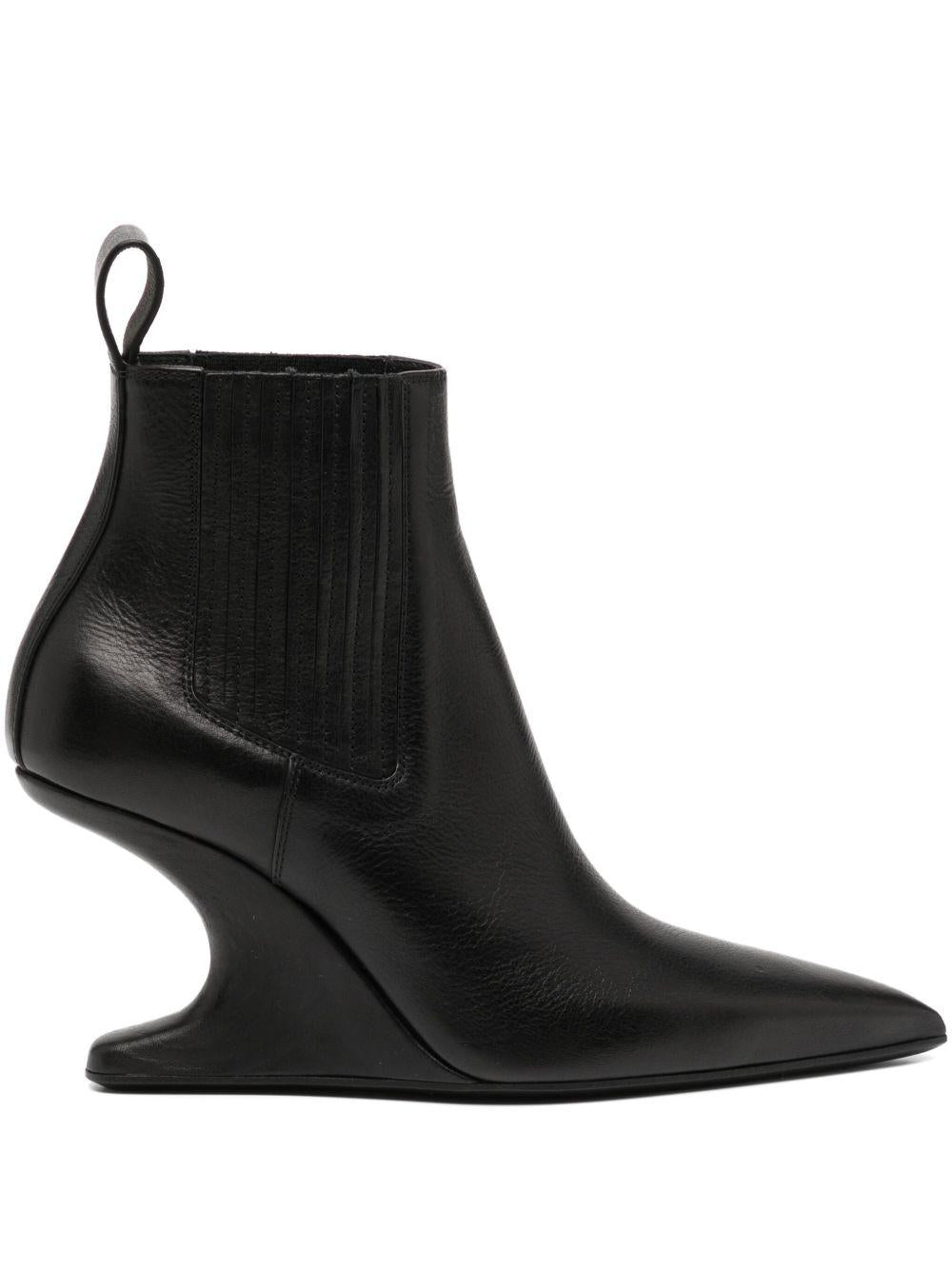 Stivaletti sharp in nero Rick owens - donna 