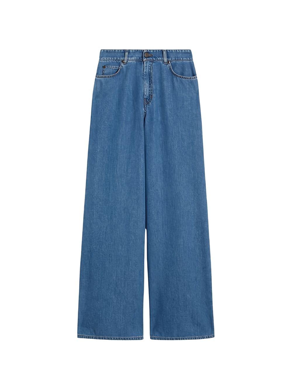 Jeans con bottoni in blu Maxmara weekend - donna 