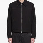 Giacca herman con zip in nero Second layer - uomo 