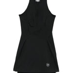 Abito sportivo con shorts e logo in nero 