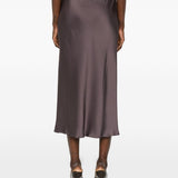 Gonna midi Orinoco con elastico in vita in viola Antonelli - donna 