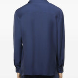 Giacca-camicia con tasche in blu Laneus - uomo 