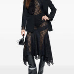Giacca con piume in nero The attico - donna 