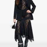 Giacca con piume in nero The attico - donna 