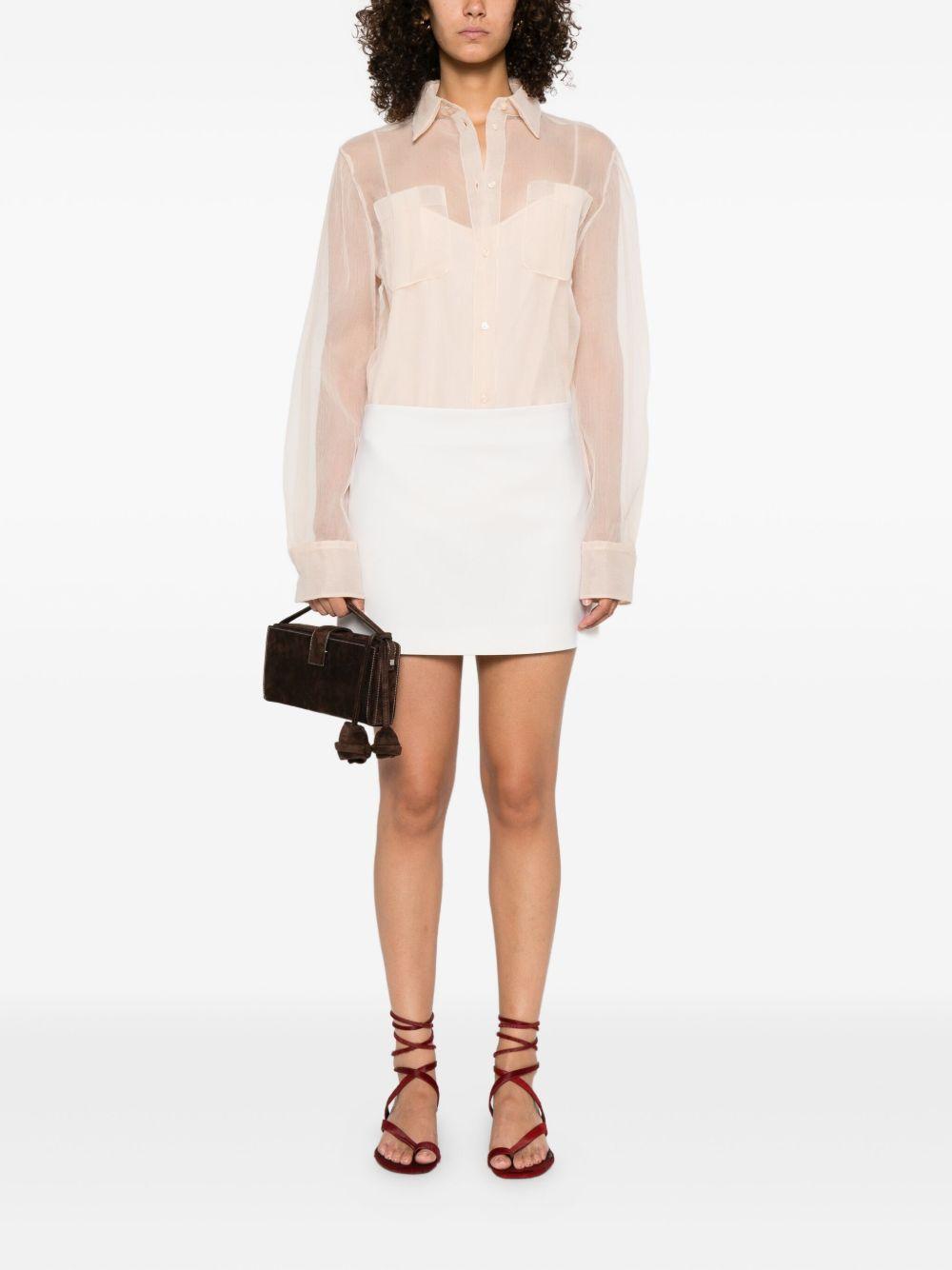 Camicia con trasparenze in rosa Ermanno Scervino - donna 
