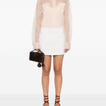 Camicia con trasparenze in rosa Ermanno Scervino - donna 