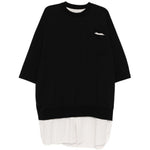 T-shirt con cut-out in nero Undercover - uomo 