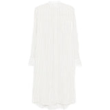 Chemisier a righe in bianco Toteme - donna 