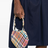 Borsa a quadri belle heart multicolore Vivienne westwood - donna 