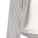 T-shirt a strati in bianco e blu Comme des garcons homme - uomo 