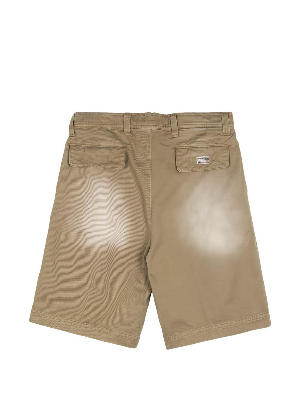 Pantaloncini con coulisse in marrone Erl - unisex 