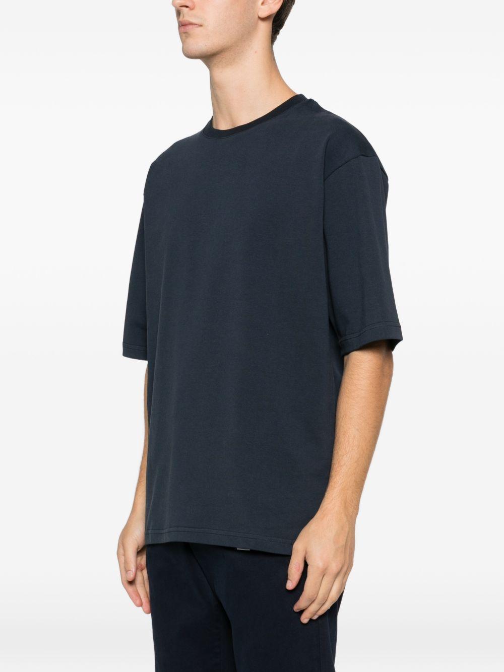 T-shirt a maniche corte in blu Whitesand - uomo 