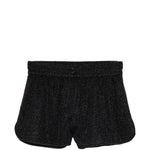 Shorts lamé in nero Oséree - donna 