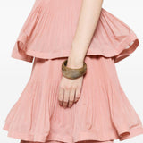 Abito midi con balze in rosa Zimmermann - donna 
