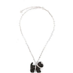 Collana con ciondolo a forma di cane in marrone Yvmin - donna 