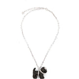 Collana con ciondolo a forma di cane in marrone Yvmin - donna 